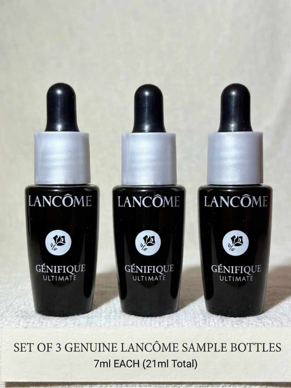 Lancôme Génifique Ultimate Anti-Aging Serum 7ml each & FREE Lancôme Makeup Bag